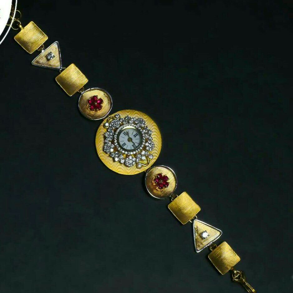Antique Handmade Ladies Watch 22kt