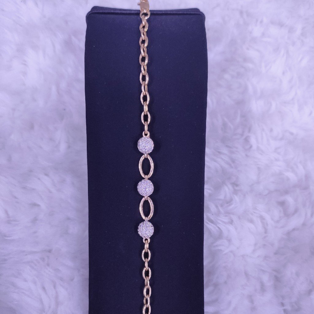 18KT/750 Rose Gold Brausi Bracelet For Women
