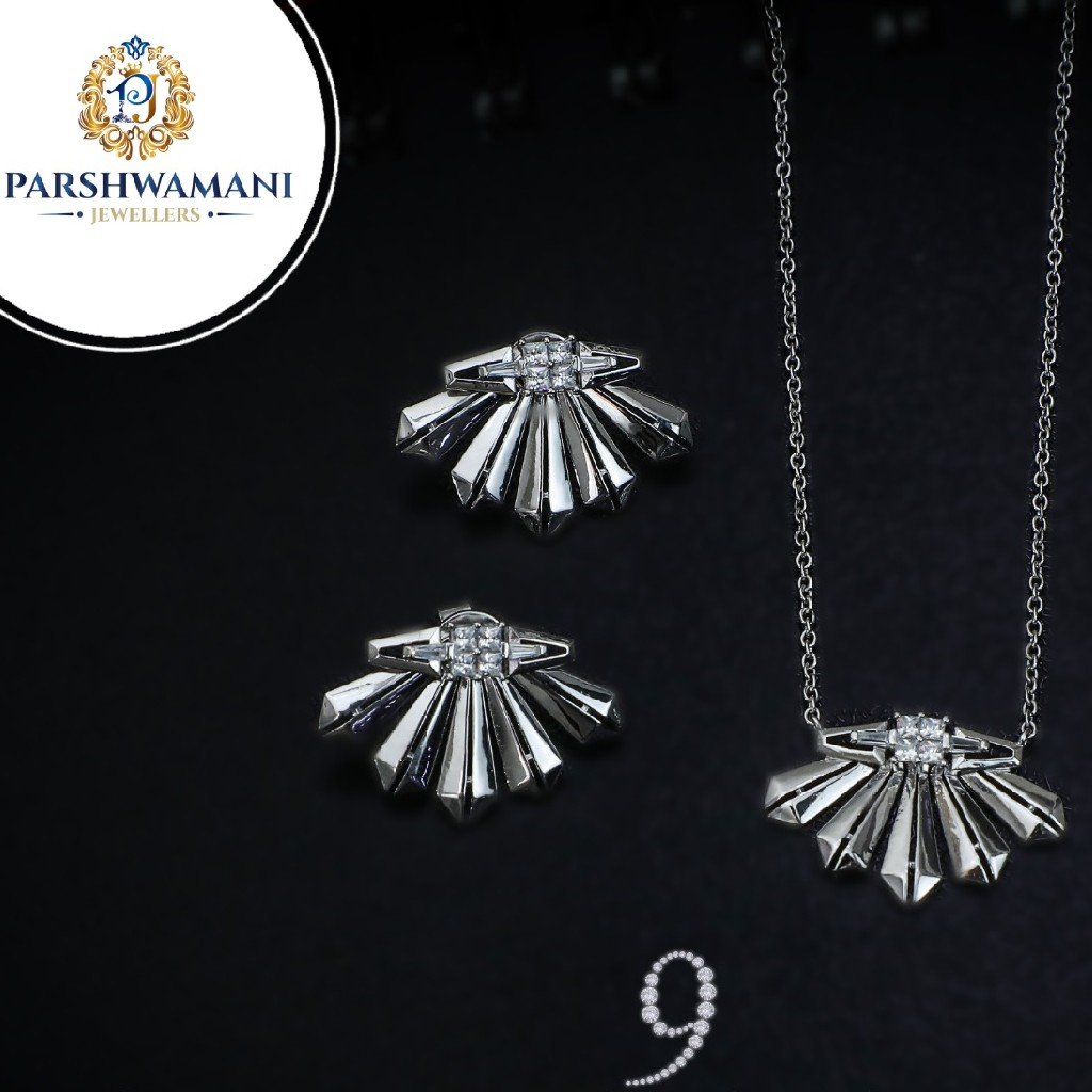 92.5 Silver CZ Pendent Set PJ PB004