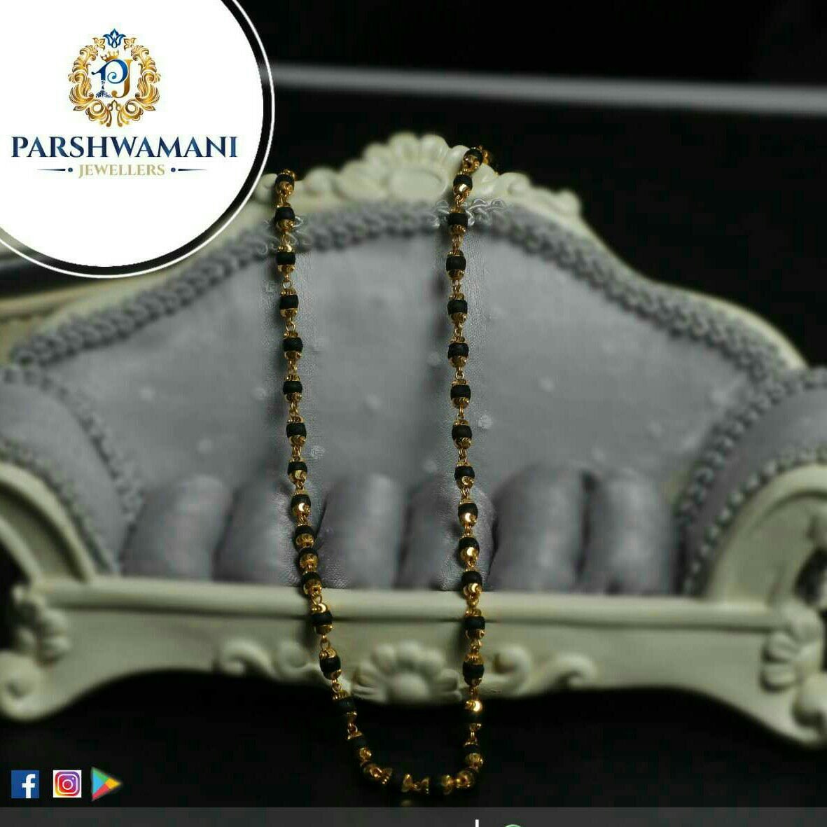 Fancy Gold Mala 22kt
