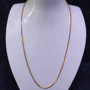 22KT/916 Yellow Gold Fancy Plain Chain GCH-191