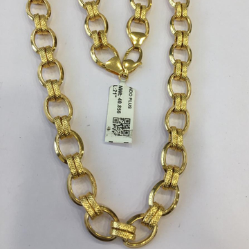 22KT Yellow Gold Rayson Gold Chain For Men