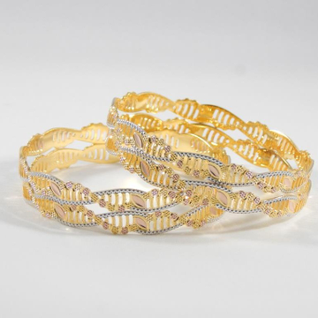 22Kt Yellow Gold Laiba Bangles For Women