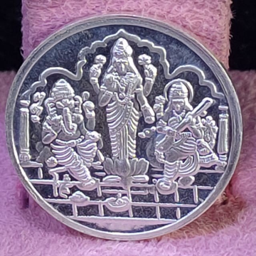 999 Silver Five Gram Trimurti Silver Coin