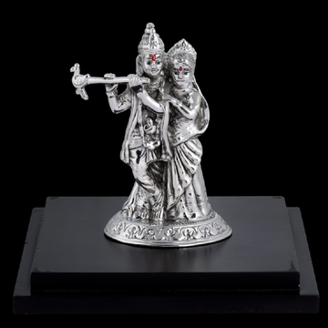 92.5 Sterling Silver Radha-krishna Gorgeous Idol