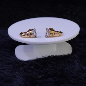18KT/750 Rose Gold Padmini  Earrings For Women