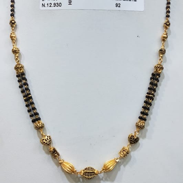 22KT/916 YELLOW GOLD FANCY NASTYY MANGALSUTRA GMS-...