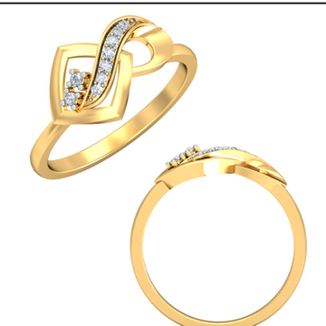 22Kt Yellow Gold Daring Femme Ring For Women