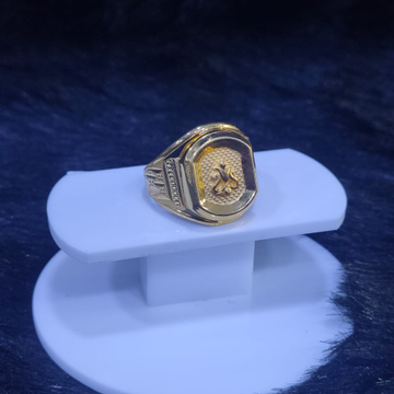 22KT/916 Yellow Gold Ammerie Plan Ganesh Ring For...