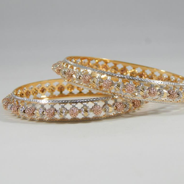 22KT Gold 2Pic Pair Bangles For Women