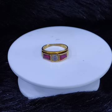 22KT/916 Yello Gold Ahna Ring For Women