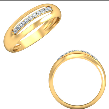 22Kt Yellow Gold Foglia Ring For Women