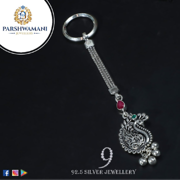 92.5 oxdes keychain silver jewelry ky001