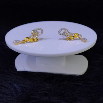 22KT/916 Yellow Gold Helix Earrings For Women