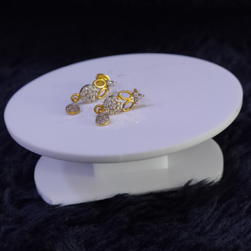 22KT/916 Yellow Gold Upala Earrings For Women