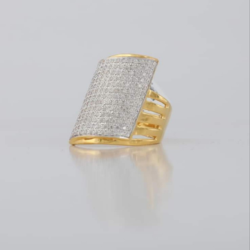 22kt/916 yellow gold cz casting ring for women
