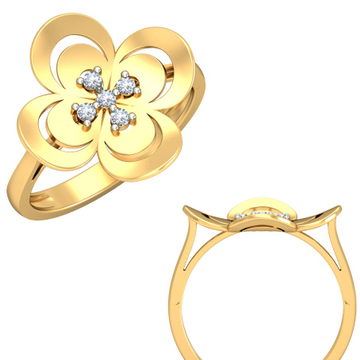 22Kt Yellow Gold Felicityelle Ring For Women