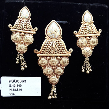 22KT Yellow Gold Extremely Pretty Kalkati Pendent...