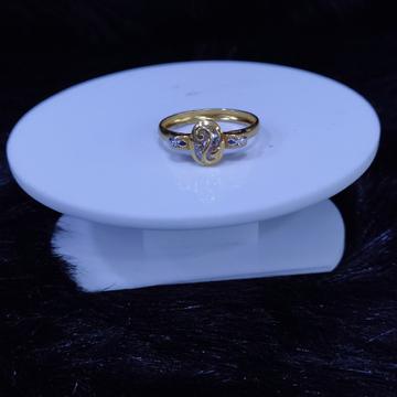 22kt/916 yello gold trinity ring for women