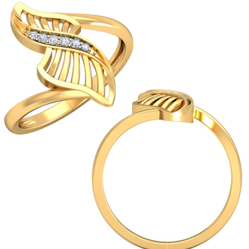 22KT Yellow Gold Addison Ring For Women