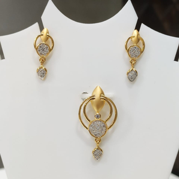 22KT/916 FALVI PENDANT SET GPBS-0016