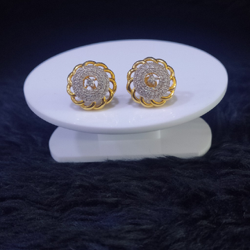22KT/916 Yellow Gold Kanan Earrings For Women