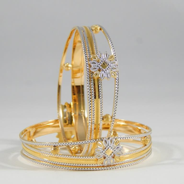 22kt Gold Bangles CNC For Women