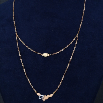 18KT/750  Rose Gold Alaya Pendent Chain For Women