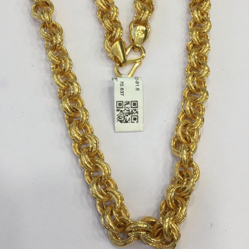 22KT Yellow Gold Tiraya Fancy chain For Men