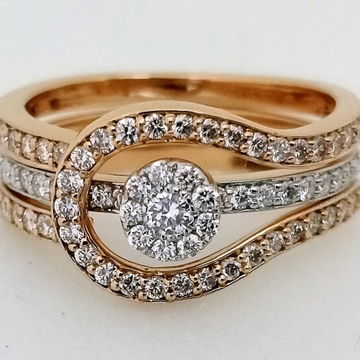 18Kt Rose Gold Delice Ring For Women