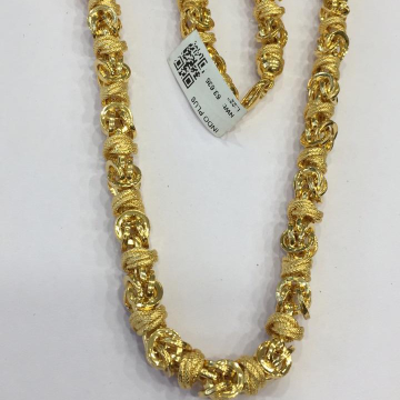 22KT Yellow Gold Indo Plus Chain For Men