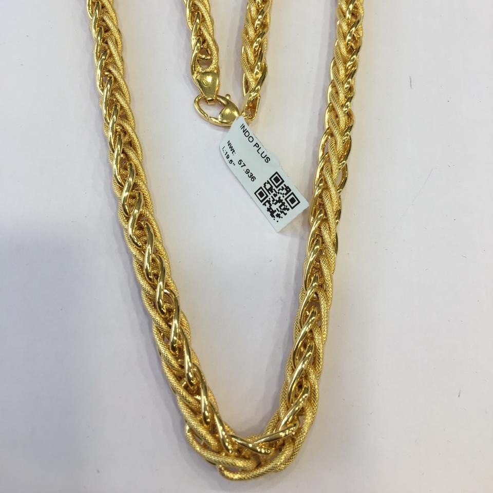 22KT Yellow Gold Elijah Fancy chain For Men