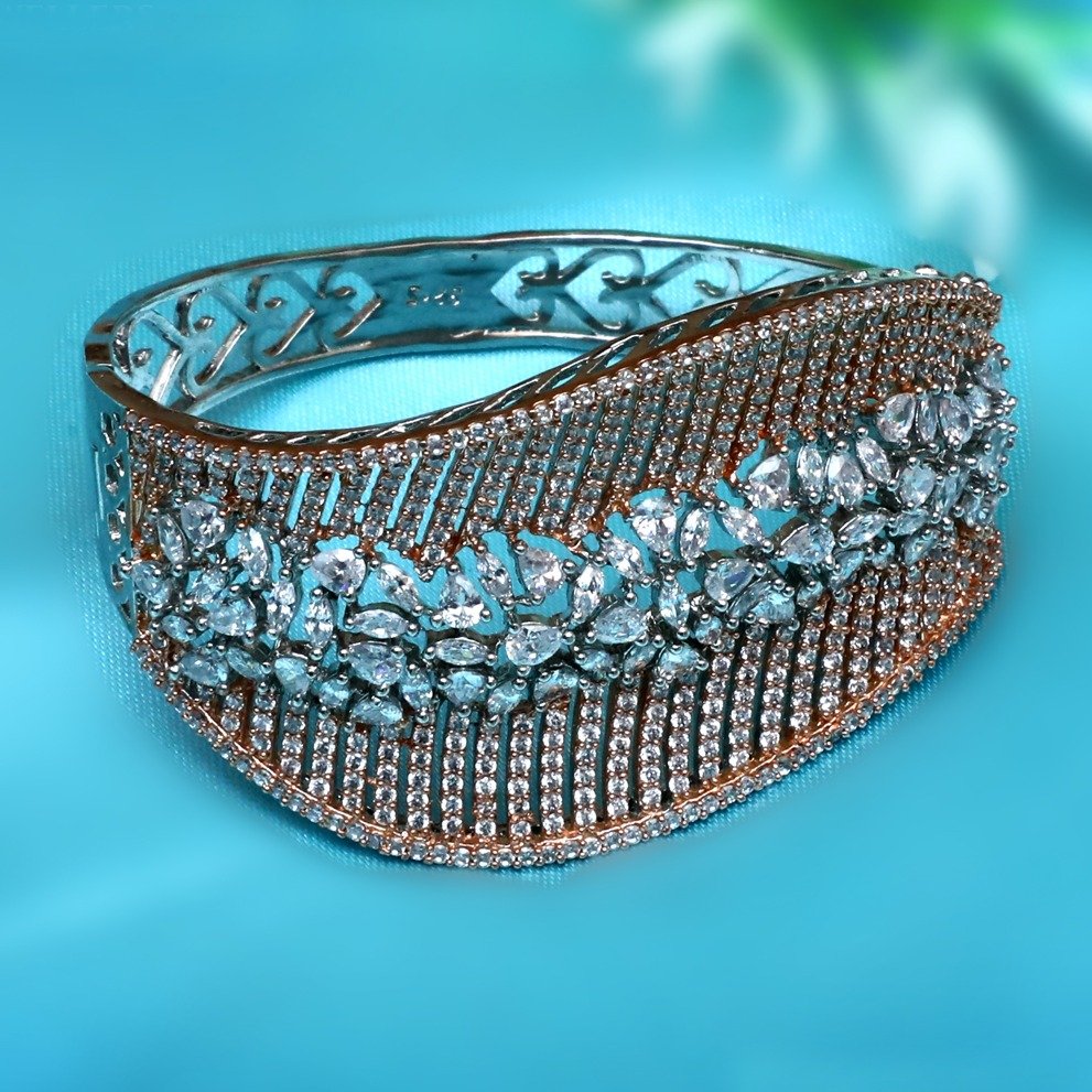 925 Silver Designer Diamond Ring For Wedding PJ-R038