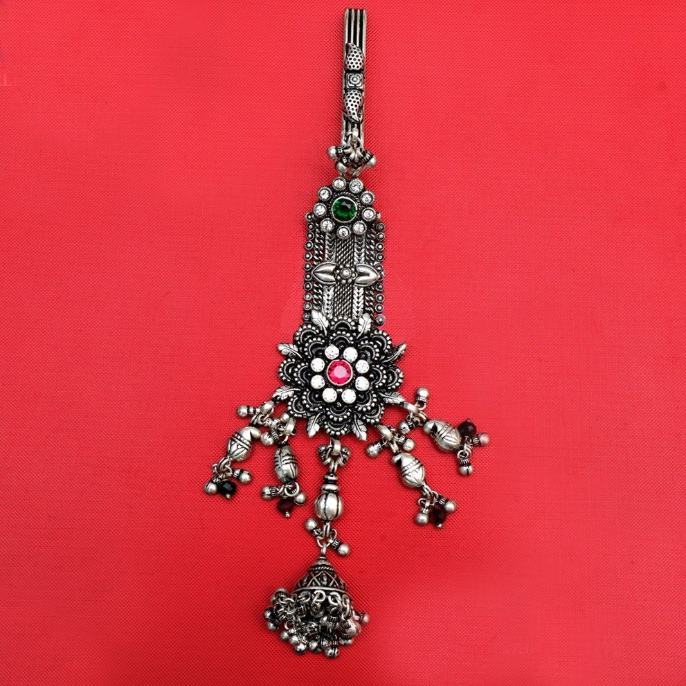 925 Silver Antique Designer Waist Keychain PJ-P006