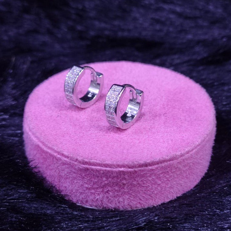 92.5 Sterling Silver Ayson Cz Stone Earring For Women