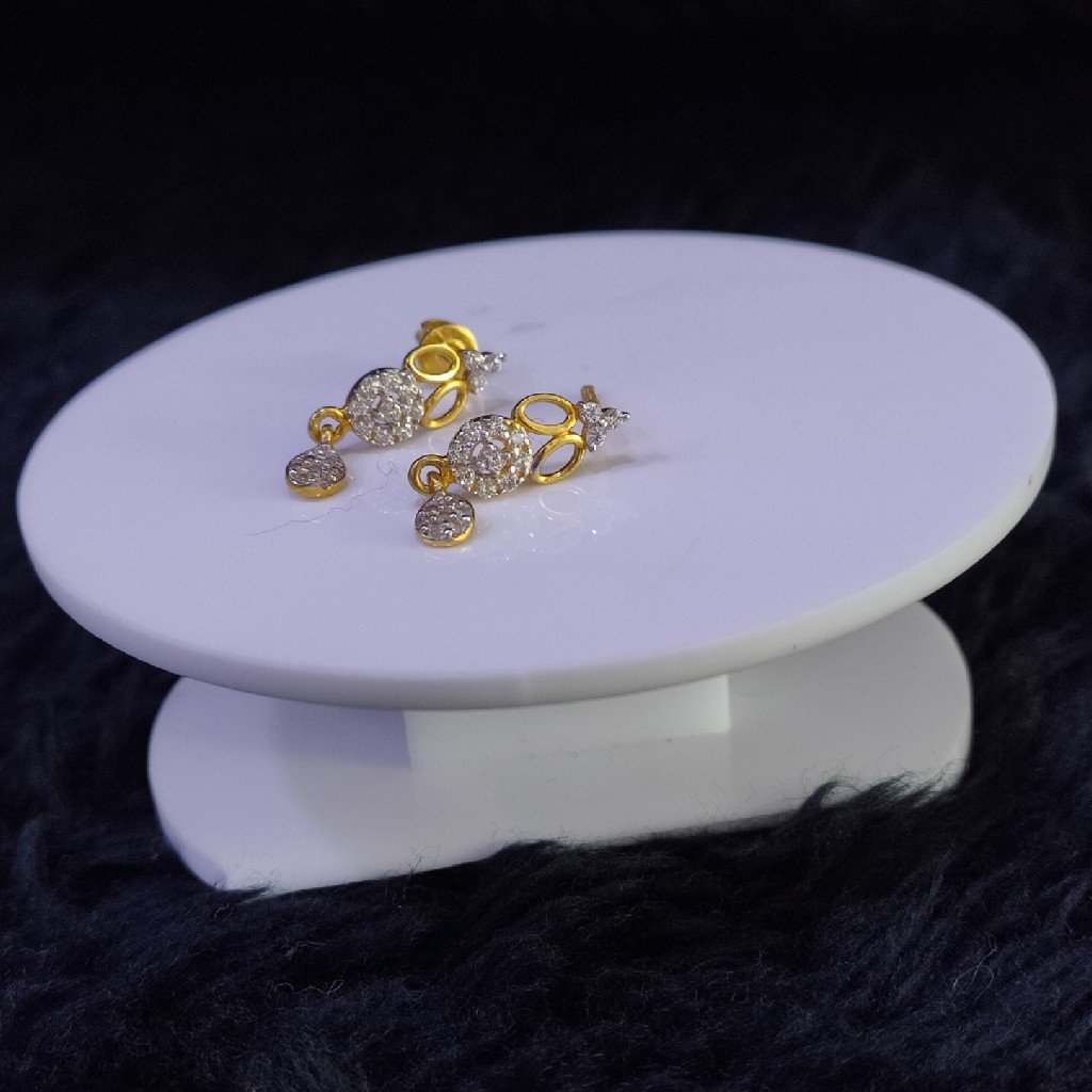 22KT/916 Yellow Gold Upala Earrings For Women