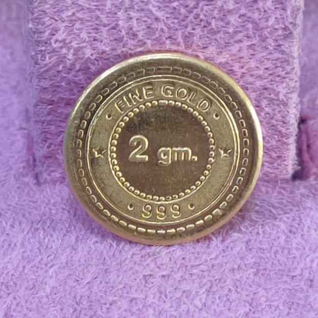 24kt 2 gram gold coin