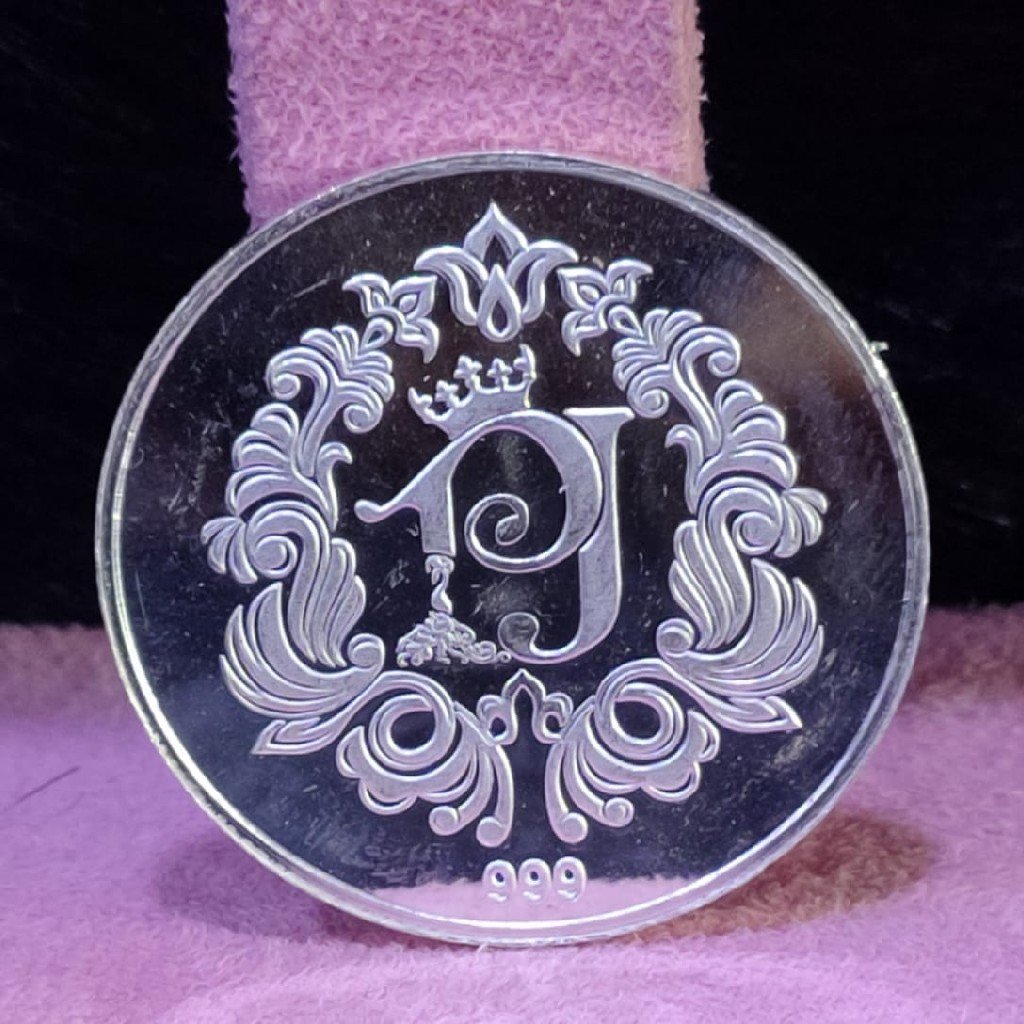 999 silver fifteen gram laxmi ji silver coin