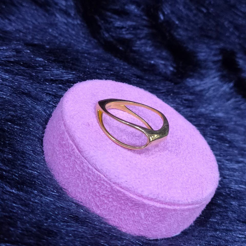 22KT/916 Yellow Gold Swarnam Plan Floral Ring For Women