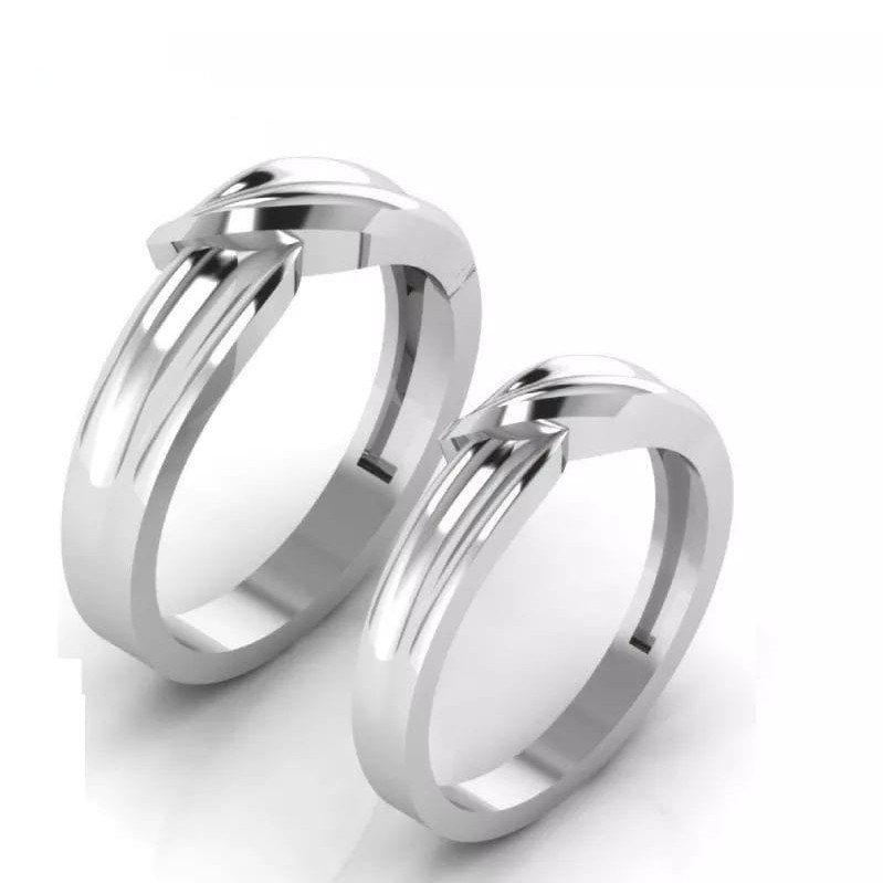 950 Platinum Aaradh Cople Ring For Unisex