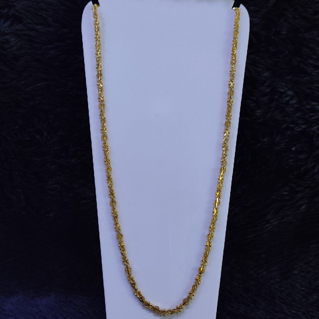 22KT/916 Yellow Gold Akshita Chain For Women