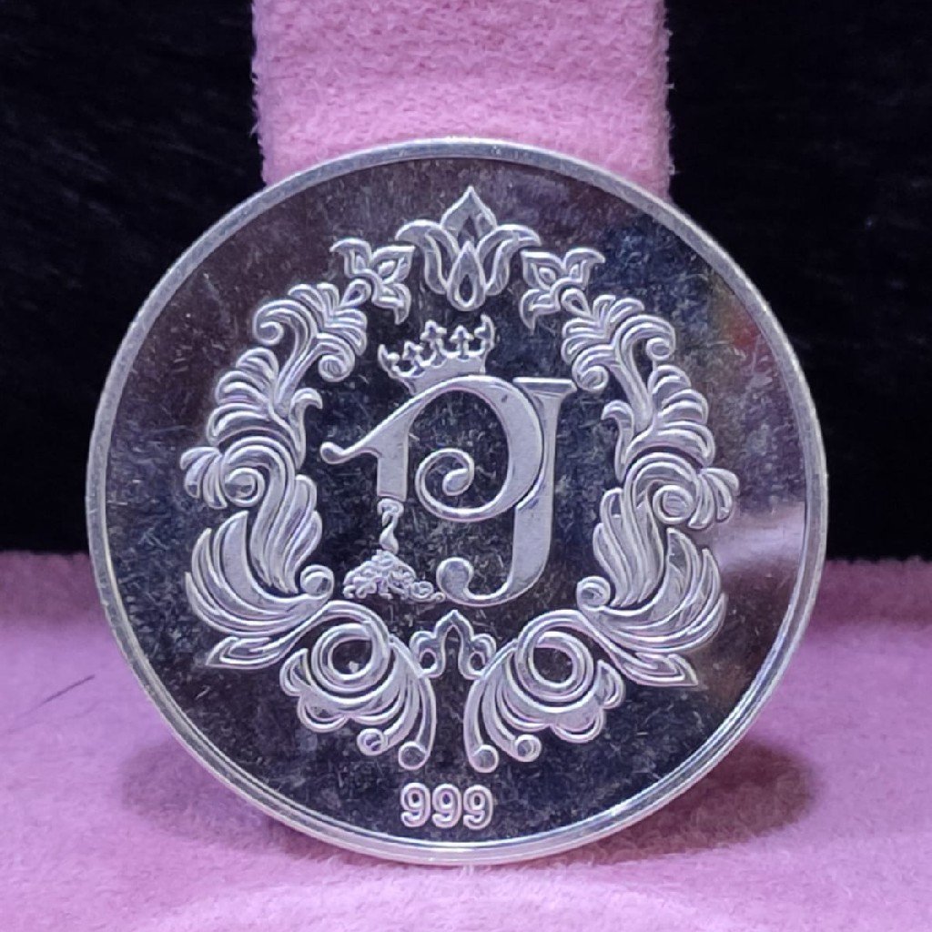 999 Silver Twenty Gram Trimurti Silver Coin