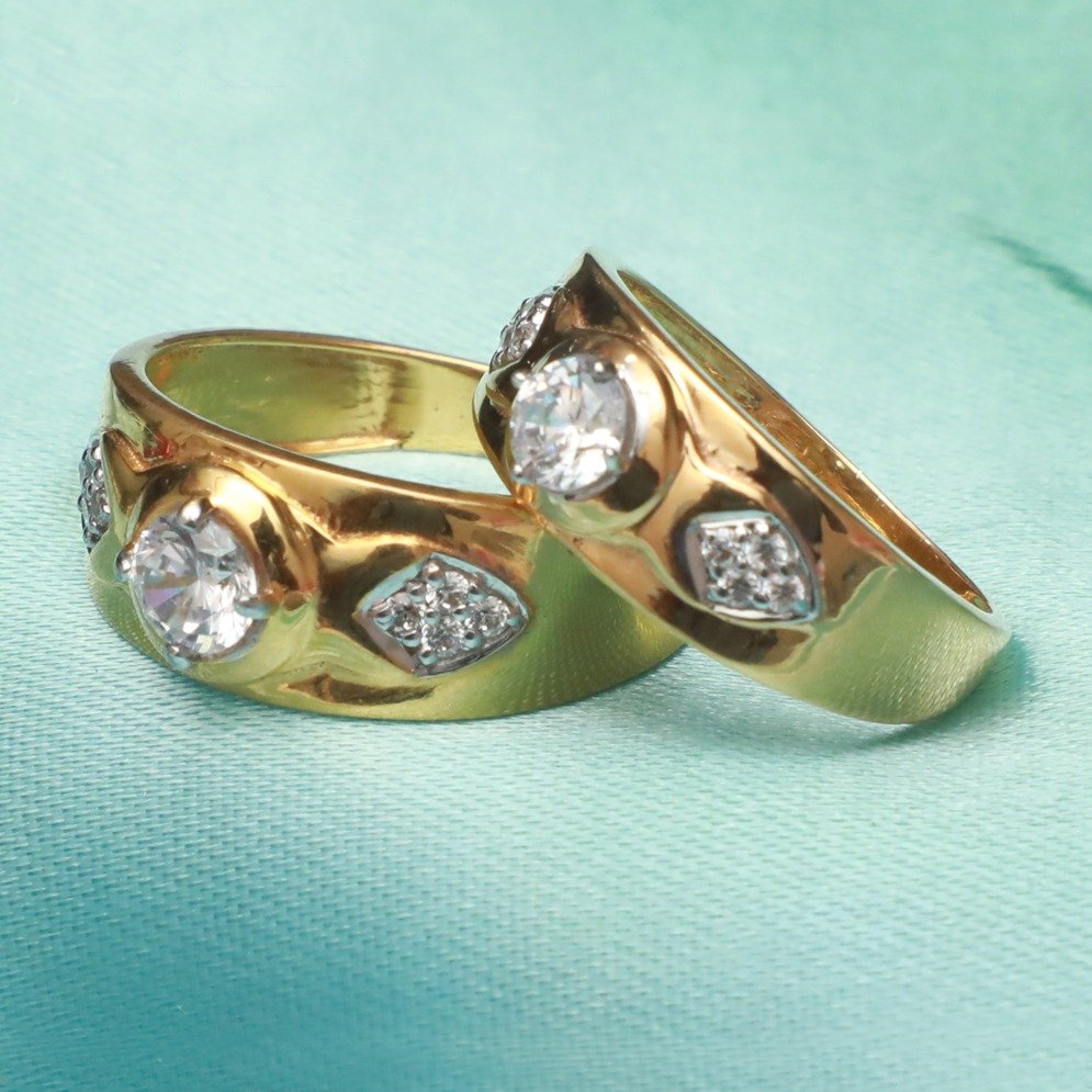 22kt gold fancy couple ring pj-r009