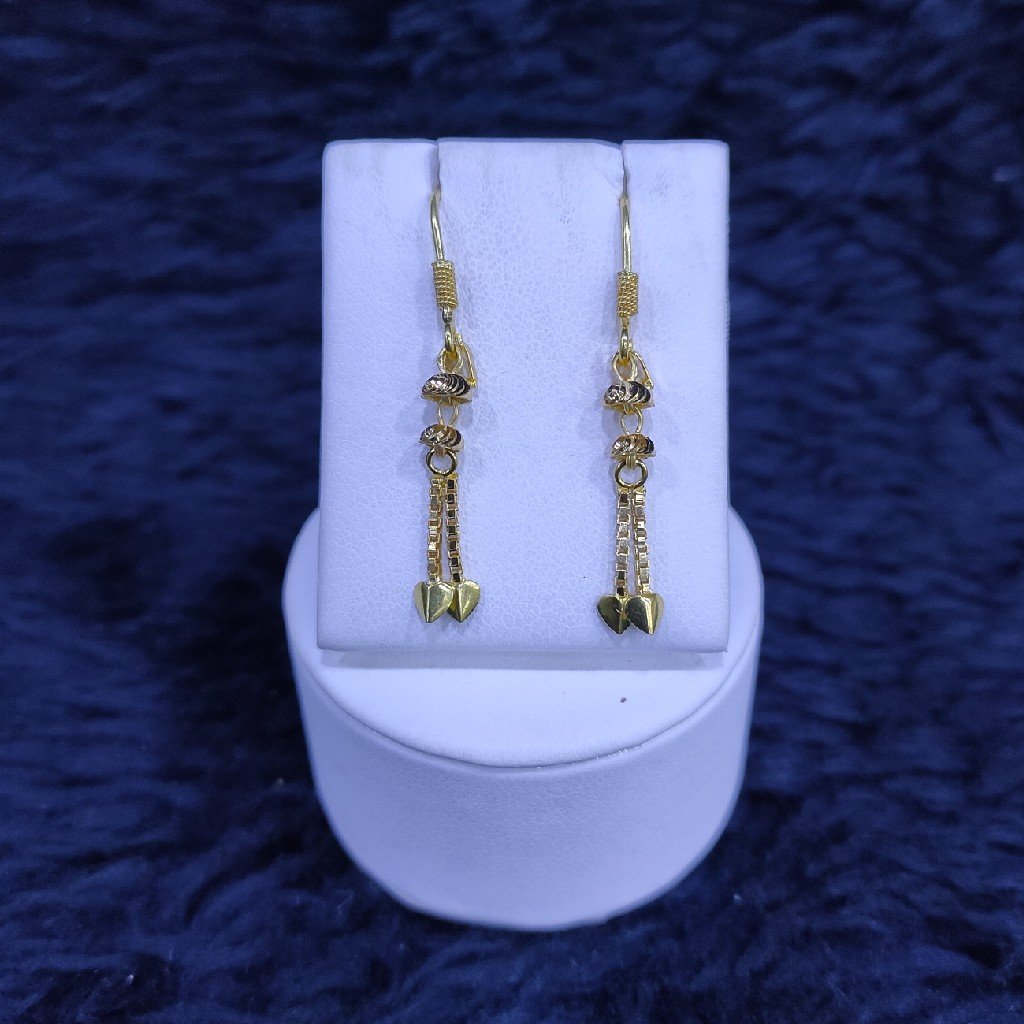 Gold Chain Earrings | Modern Drop Earrings – MOUNSER