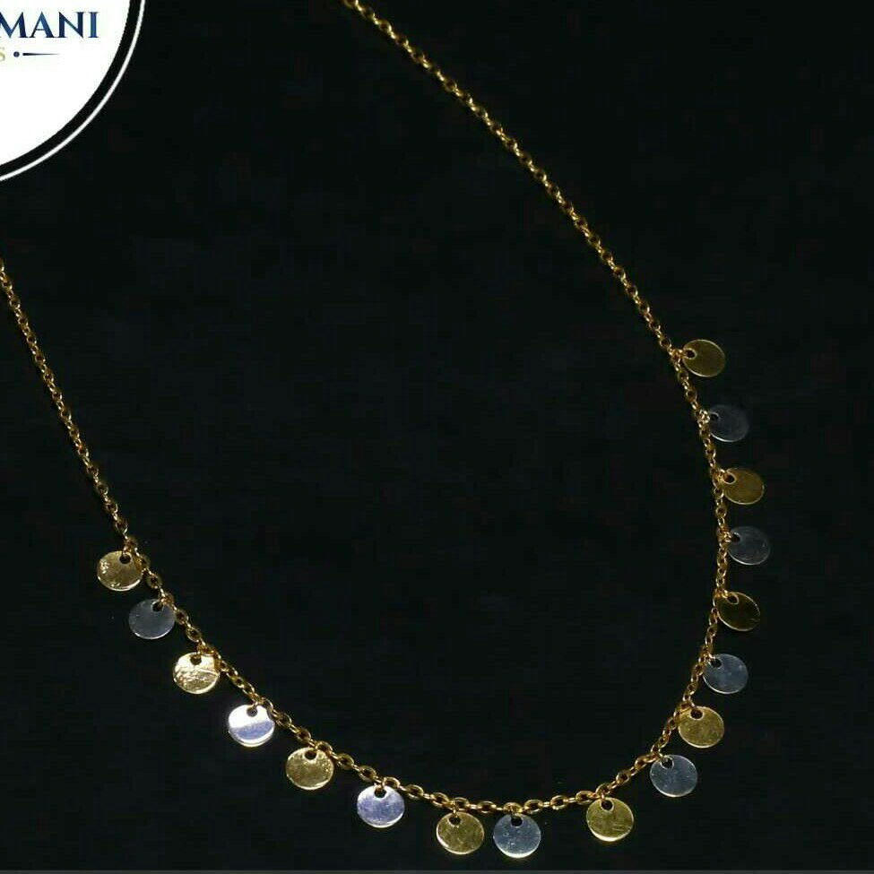 Fancy plain Nice chain tanmaniya 18kt