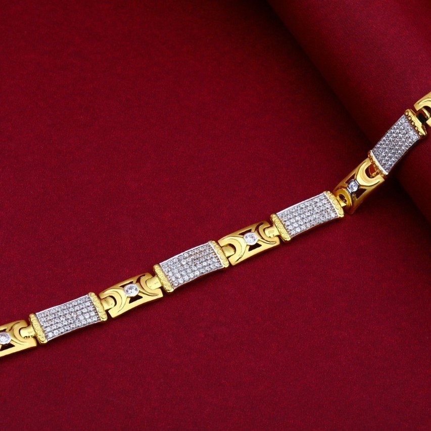 22KT Gold Stylish Bracelet For Men