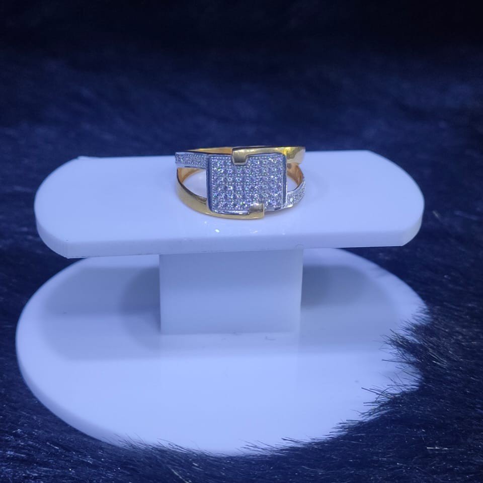 22KT/916 Yellow Gold Forever Rodiyam Cz Tanc