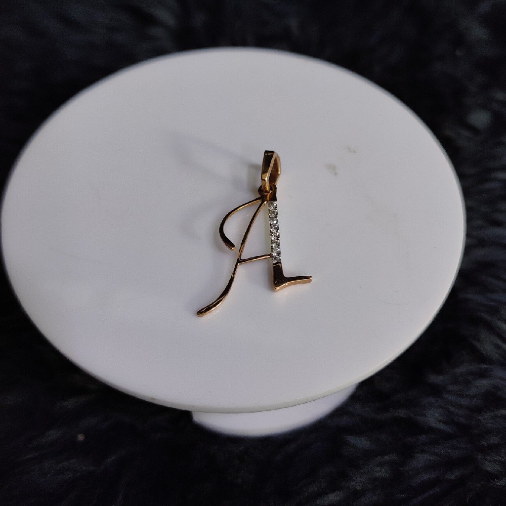 18KT/750 Rose Gold Adalin A Pendent  For Unisex