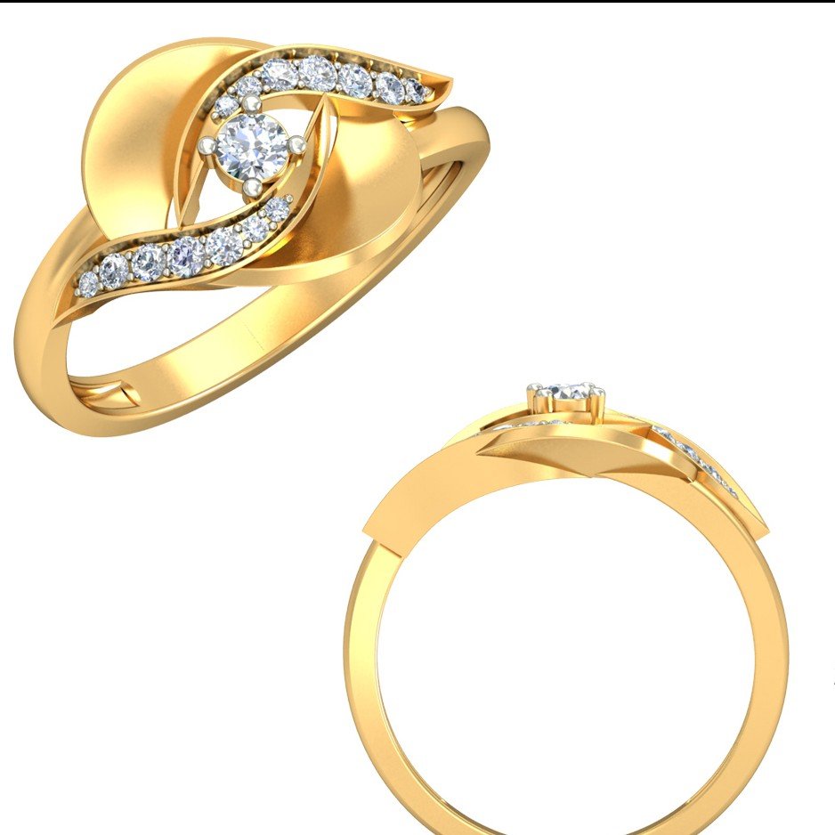 22Kt Yellow Gold Bonduca Ring for Women